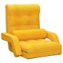 Silla de suelo plegable con función de cama de tela amarillo mostaza de vidaXL, Sillas de suelo - Ref: Foro24-336528, Precio:...