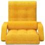 Silla de suelo plegable con función de cama de tela amarillo mostaza de vidaXL, Sillas de suelo - Ref: Foro24-336528, Precio:...