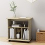 Kleiderschrank mit Rollen Sonoma-Eichensperrholz 60x45x60cm von vidaXL, Schließfächer und Lagerschränke - Ref: Foro24-808479,...