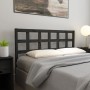 Solid black pine wood bed headboard 165.5x4x100 cm by vidaXL, Headboards and footboards - Ref: Foro24-817904, Price: 41,93 €,...