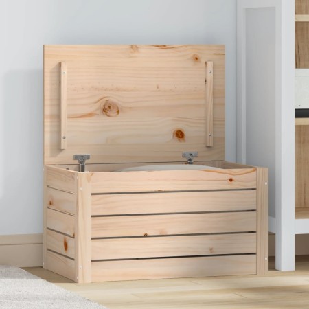 Solid pine wood storage box 59.5x36.5x33 cm by vidaXL, Closets and storage - Ref: Foro24-823614, Price: 53,98 €, Discount: %