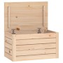 Caja de almacenaje madera maciza de pino 59,5x36,5x33 cm de vidaXL, Armarios y almacenamiento - Ref: Foro24-823614, Precio: 5...