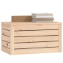 Caja de almacenaje madera maciza de pino 59,5x36,5x33 cm de vidaXL, Armarios y almacenamiento - Ref: Foro24-823614, Precio: 5...