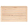 Caja de almacenaje madera maciza de pino 59,5x36,5x33 cm de vidaXL, Armarios y almacenamiento - Ref: Foro24-823614, Precio: 5...