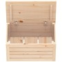 Caja de almacenaje madera maciza de pino 59,5x36,5x33 cm de vidaXL, Armarios y almacenamiento - Ref: Foro24-823614, Precio: 5...