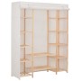 Kleiderschrank aus weißem Stoff, 135 x 40 x 170 cm von vidaXL, Kleiderschränke - Ref: Foro24-248196, Preis: 159,60 €, Rabatt: %