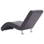 Diván con almohada de cuero sintético gris de vidaXL, Divanes - Ref: Foro24-281281, Precio: 203,69 €, Descuento: %