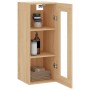 Armario de pared roble Sonoma 34,5x34x90 cm de vidaXL, Aparadores - Ref: Foro24-835005, Precio: 57,99 €, Descuento: %