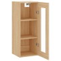 Armario de pared roble Sonoma 34,5x34x90 cm de vidaXL, Aparadores - Ref: Foro24-835005, Precio: 57,99 €, Descuento: %