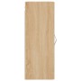 Armario de pared roble Sonoma 34,5x34x90 cm de vidaXL, Aparadores - Ref: Foro24-835005, Precio: 57,99 €, Descuento: %