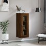 Oak brown wall cabinet 34.5x34x90 cm by vidaXL, Sideboards - Ref: Foro24-835009, Price: 49,86 €, Discount: %