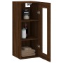 Oak brown wall cabinet 34.5x34x90 cm by vidaXL, Sideboards - Ref: Foro24-835009, Price: 49,86 €, Discount: %