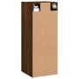 Armario de pared marrón roble 34,5x34x90 cm de vidaXL, Aparadores - Ref: Foro24-835009, Precio: 49,86 €, Descuento: %