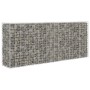 Gabion wall basket galvanized steel 85x30x200 cm by vidaXL, fence panels - Ref: Foro24-142359, Price: 92,83 €, Discount: %