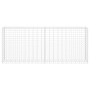 Gabion wall basket galvanized steel 85x30x200 cm by vidaXL, fence panels - Ref: Foro24-142359, Price: 92,83 €, Discount: %