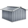 Cobertizo para cortacésped acero galvanizado gris 92x97x63 cm de vidaXL, Cobertizos - Ref: Foro24-150908, Precio: 65,19 €, De...