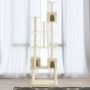 Cat scratching post with cream sisal posts 188 cm by vidaXL, Cat furniture - Ref: Foro24-171488, Price: 101,64 €, Discount: %