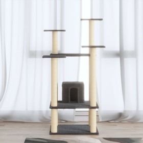 Cat scratching post with dark gray sisal posts 110 cm by vidaXL, Cat furniture - Ref: Foro24-171481, Price: 59,99 €, Discount: %