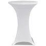 2 Manteles blancos ajustados para mesa de pie - 80 cm diámetro de vidaXL, Fundas - Ref: Foro24-241203, Precio: 26,67 €, Descu...