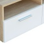 Oak and white engineered wood TV cabinet 95x35x36 cm by vidaXL, TV Furniture - Ref: Foro24-244869, Price: 75,42 €, Discount: %