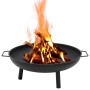 Brasero de acero 67,5x58x22,5 cm de vidaXL, Chimeneas - Ref: Foro24-313348, Precio: 52,99 €, Descuento: %