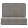 Silla de suelo plegable de tela gris claro de vidaXL, Sillas de suelo - Ref: Foro24-336549, Precio: 115,93 €, Descuento: %