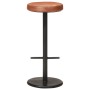 Kitchen bar stools 2 units genuine brown leather by vidaXL, Kitchen stools - Ref: Foro24-321875, Price: 215,99 €, Discount: %