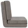 Silla de suelo plegable de tela gris claro de vidaXL, Sillas de suelo - Ref: Foro24-336549, Precio: 115,93 €, Descuento: %