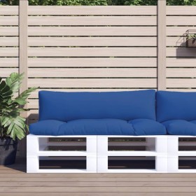 Cushions for pallets 2 units royal blue fabric by vidaXL, Cushions for chairs and sofas - Ref: Foro24-314655, Price: 52,99 €,...