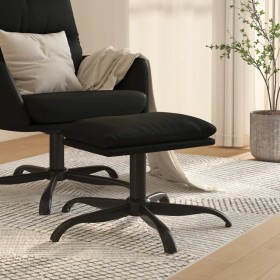 Black microfiber fabric footrest 60x60x36 cm by vidaXL, Ottomans - Ref: Foro24-341624, Price: 46,99 €, Discount: %