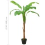 Árbol bananero artificial con macetero 160 cm verde de vidaXL, Flora artificial - Ref: Foro24-336313, Precio: 56,49 €, Descue...