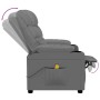 Grauer Massagesessel aus Kunstleder von vidaXL, Elektrische Massagesessel - Ref: Foro24-348052, Preis: 235,30 €, Rabatt: %