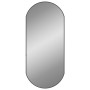 Black oval wall mirror 90x40 cm by vidaXL, Mirrors - Ref: Foro24-348207, Price: 52,10 €, Discount: %