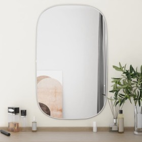 Silver wall mirror 80x50 cm by vidaXL, Mirrors - Ref: Foro24-348214, Price: 55,12 €, Discount: %