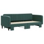 Sofá cama nido terciopelo verde oscuro 90x200 cm de vidaXL, Camas y somieres - Ref: Foro24-3197065, Precio: 270,05 €, Descuen...