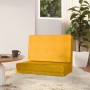 Tumbona de suelo plegable de tela amarillo mostaza de vidaXL, Sillas de suelo - Ref: Foro24-336556, Precio: 120,32 €, Descuen...