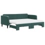 Sofá cama nido con colchón terciopelo verde oscuro 90x200 cm de vidaXL, Camas y somieres - Ref: Foro24-3197089, Precio: 426,9...