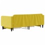 Sofá cama nido con cajones terciopelo amarillo 90x200 cm de vidaXL, Camas y somieres - Ref: Foro24-3197116, Precio: 348,99 €,...