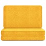 Tumbona de suelo plegable de tela amarillo mostaza de vidaXL, Sillas de suelo - Ref: Foro24-336556, Precio: 120,32 €, Descuen...