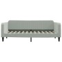 Trundle sofa bed with drawers light gray velvet 90x200 cm by vidaXL, Beds and slatted bases - Ref: Foro24-3197111, Price: 349...