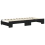 Trundle sofa bed with black velvet mattress 90x200 cm by vidaXL, Beds and slatted bases - Ref: Foro24-3197091, Price: 433,58 ...