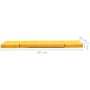 Tumbona de suelo plegable de tela amarillo mostaza de vidaXL, Sillas de suelo - Ref: Foro24-336556, Precio: 120,32 €, Descuen...