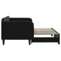 Sofá cama nido terciopelo negro 90x200 cm de vidaXL, Camas y somieres - Ref: Foro24-3197067, Precio: 286,69 €, Descuento: %