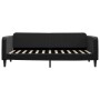 Sofá cama nido terciopelo negro 90x200 cm de vidaXL, Camas y somieres - Ref: Foro24-3197067, Precio: 286,69 €, Descuento: %