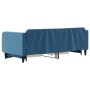 Sofá cama nido con cajones terciopelo azul 90x200 cm de vidaXL, Camas y somieres - Ref: Foro24-3197110, Precio: 324,69 €, Des...