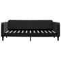 Sofá cama nido con cajones terciopelo negro 90x200 cm de vidaXL, Camas y somieres - Ref: Foro24-3197115, Precio: 344,37 €, De...