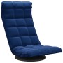 Blue Velvet Swivel Floor Chair by vidaXL, Floor chairs - Ref: Foro24-336563, Price: 122,43 €, Discount: %