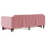 Sofá cama nido con cajones terciopelo rosa 90x200 cm de vidaXL, Camas y somieres - Ref: Foro24-3197114, Precio: 329,60 €, Des...