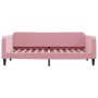 Ausziehbares Schlafsofa mit Schubladen aus rosa Samt, 90 x 200 cm von vidaXL, Betten und Lattenroste - Ref: Foro24-3197114, P...