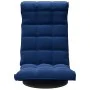 Blue Velvet Swivel Floor Chair by vidaXL, Floor chairs - Ref: Foro24-336563, Price: 107,59 €, Discount: %